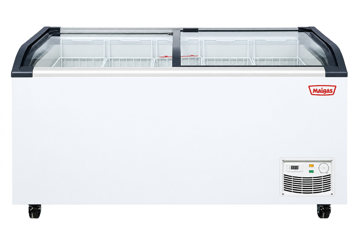 Congelador Vidrio Curvo 520 Litros