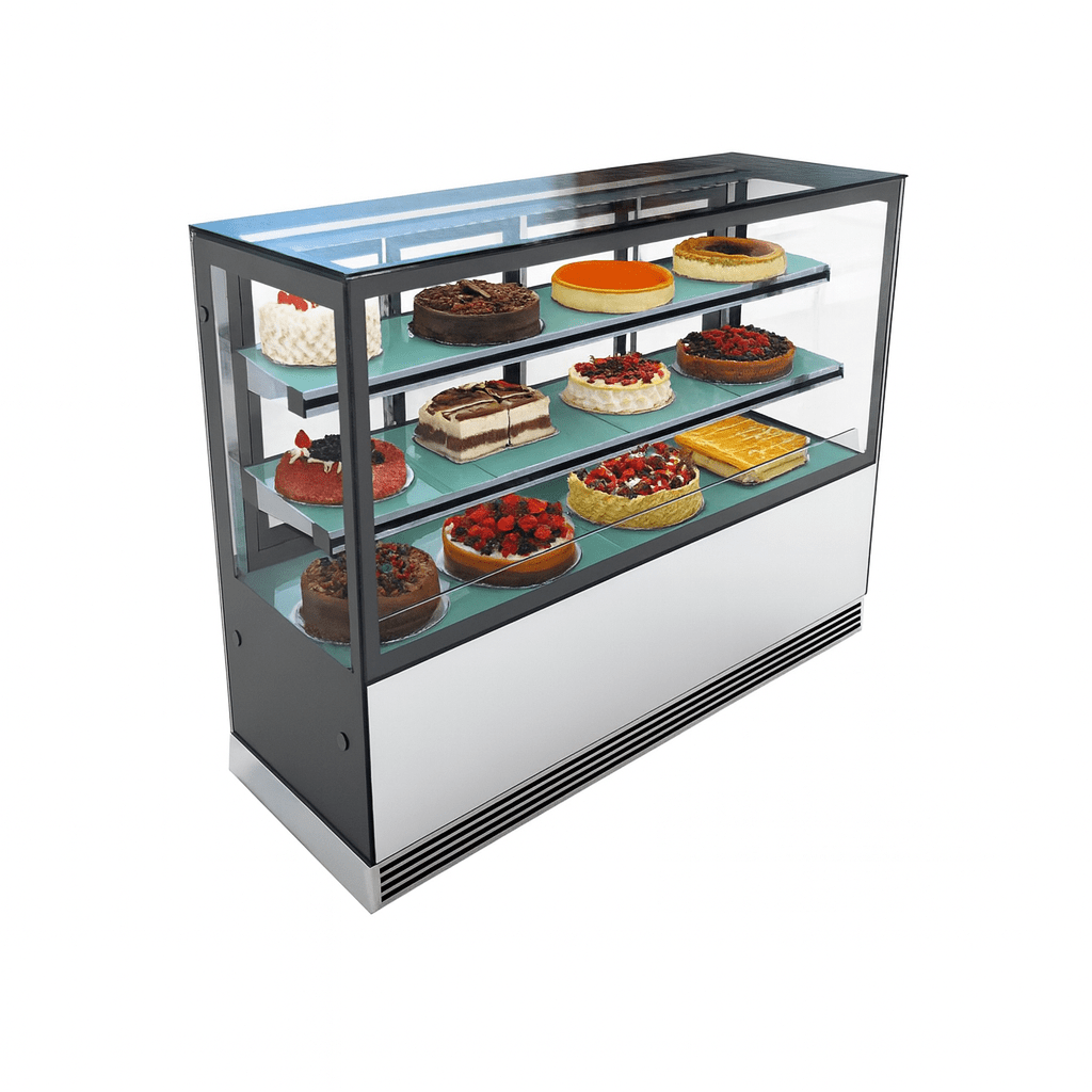 VITRINA RECTA HK 1.50M - Maquinaria Gastronómica - Impleven Chile